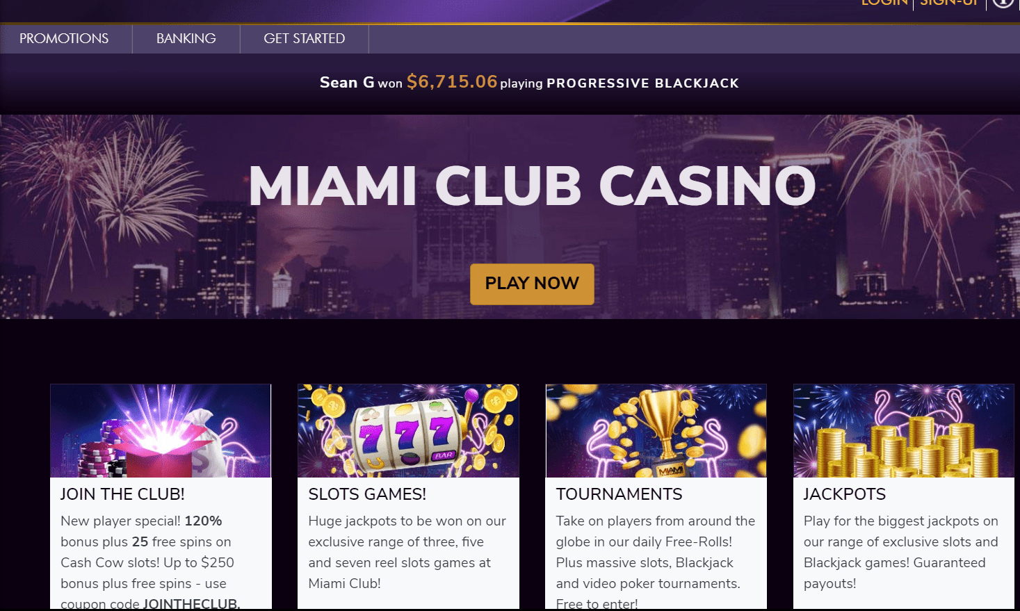 Miami Club Casino Reviews